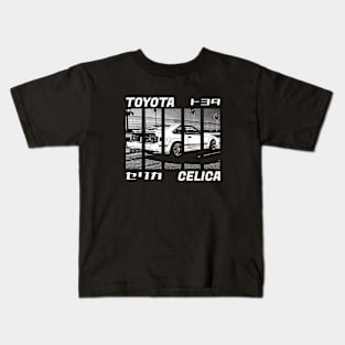 TOYOTA CELICA 2800GT A60 Black 'N White 3 (Black Version) Kids T-Shirt